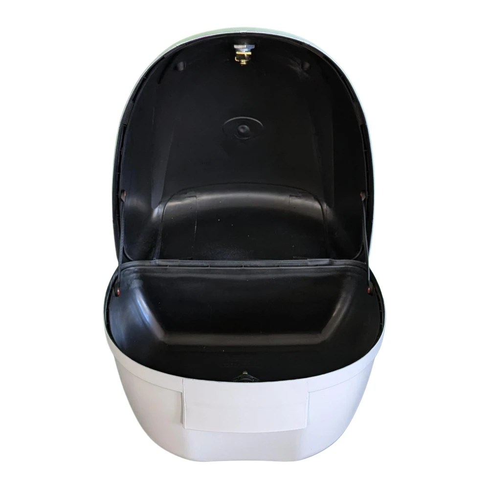 Univerzální moto kufr 28L bílý - držák helmy Mod-YM-0807