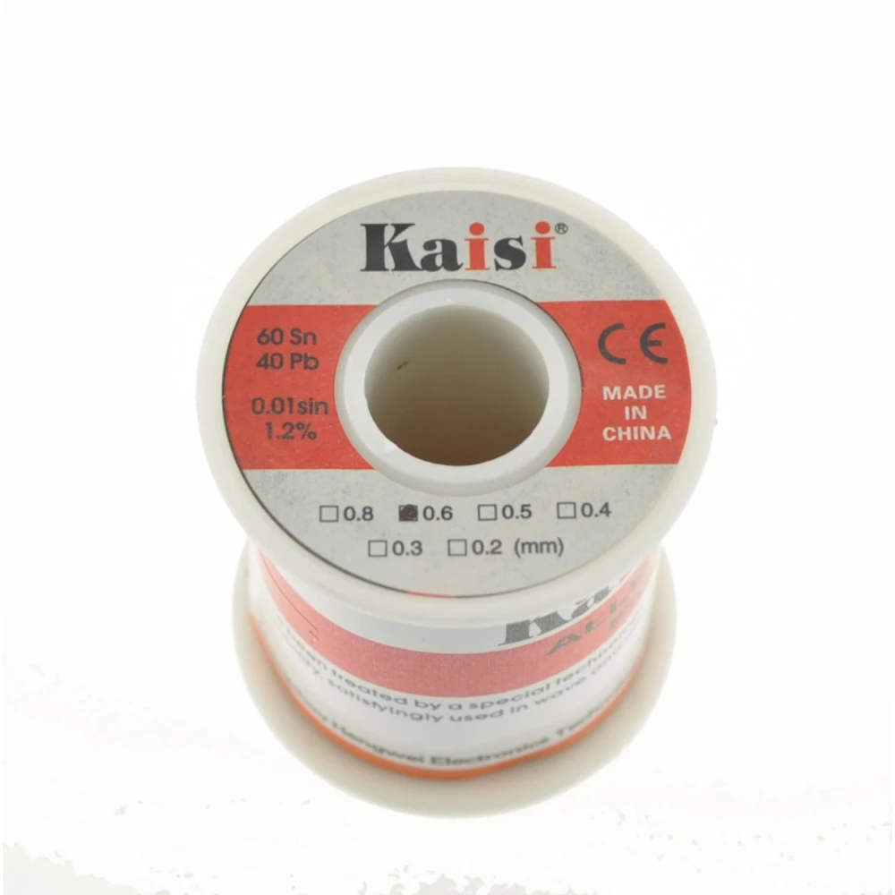 Cínová pájka 0,6mm 150 g Kaisi pro elektronické pájení