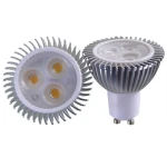 LED žárovka GU10 3W 6500K s jasným světlem