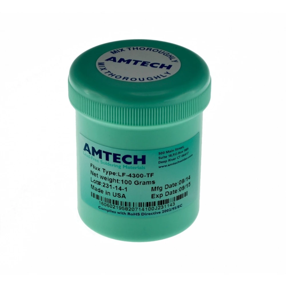 Originální dóza 100cc Amtech LF-4300-TF pájecí flux pro profesionální pájení