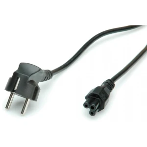 Napájecí kabel Schuko 1.8m C5 s 90° zástrčkou a přímým konektorem