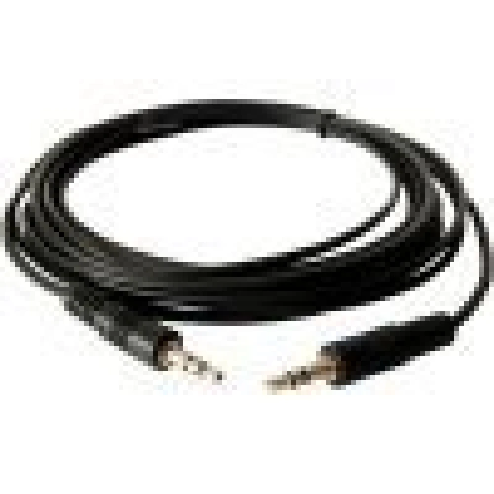 Audio kabel 3,5 mm samec-samec 1,5 m se zlatými konektory satkit