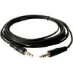 Audio kabel 3,5 mm samec-samec 1,5 m se zlatými konektory satkit