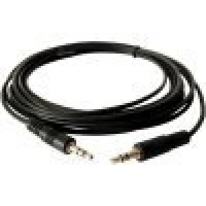 Audio kabel 3,5 mm samec-samec 1,5 m se zlatými konektory satkit
