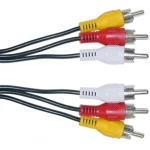 Audio a video kabel 3 RCA 1.2 m pro připojení audia a videa