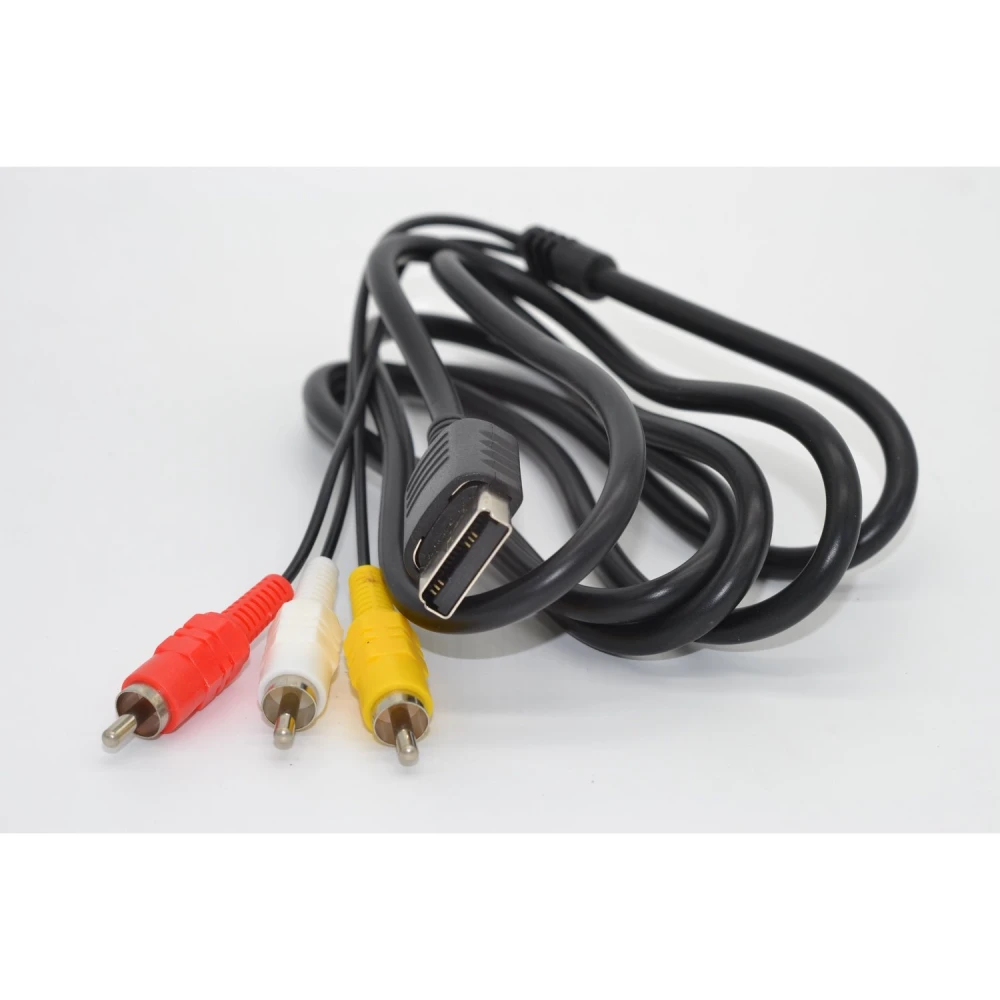 Cable AV Sega Dreamcast con conectores codificados por colores