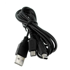 Kompatibilní duální USB nabíjecí kabel pro NDSLITE, NDSI, DSI XL a 3DS