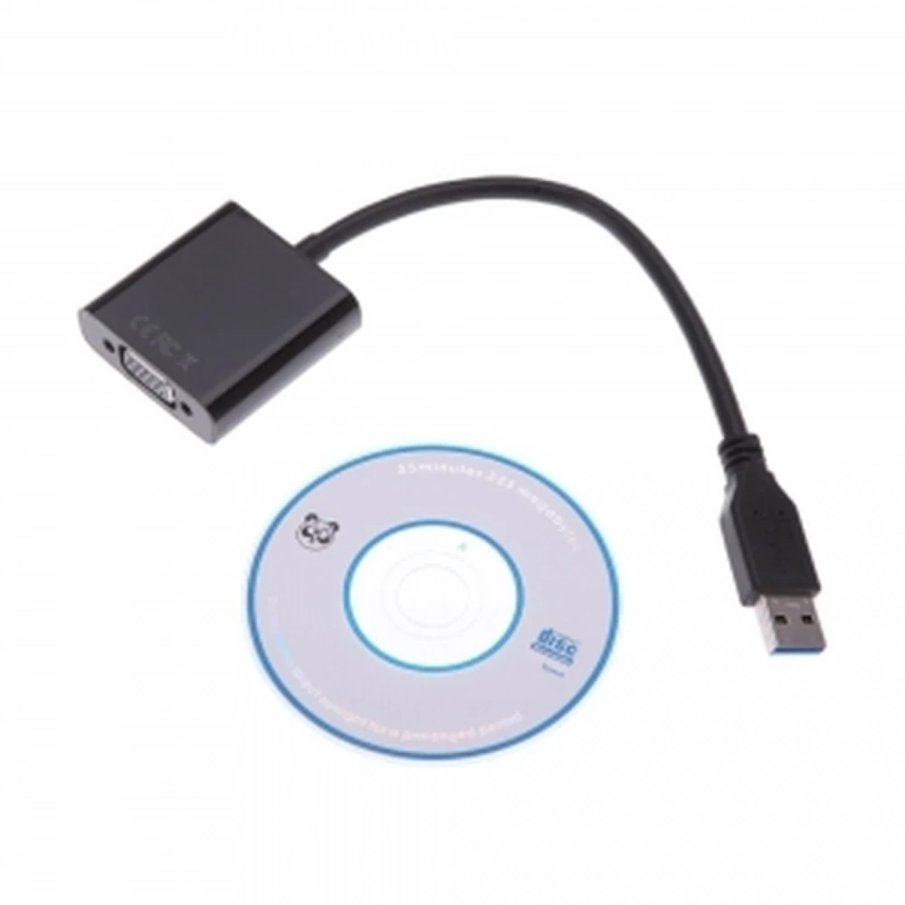 USB 3.0 na VGA kabel pro monitor 1080p - satkit