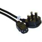 Napájecí kabel UK BS 1363 na C13 s pojistkou a certifikací VDE, 6 ft