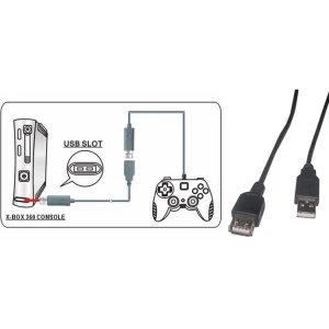 Prodlužovací kabel k ovladači Xbox 360 pro delší dosah
