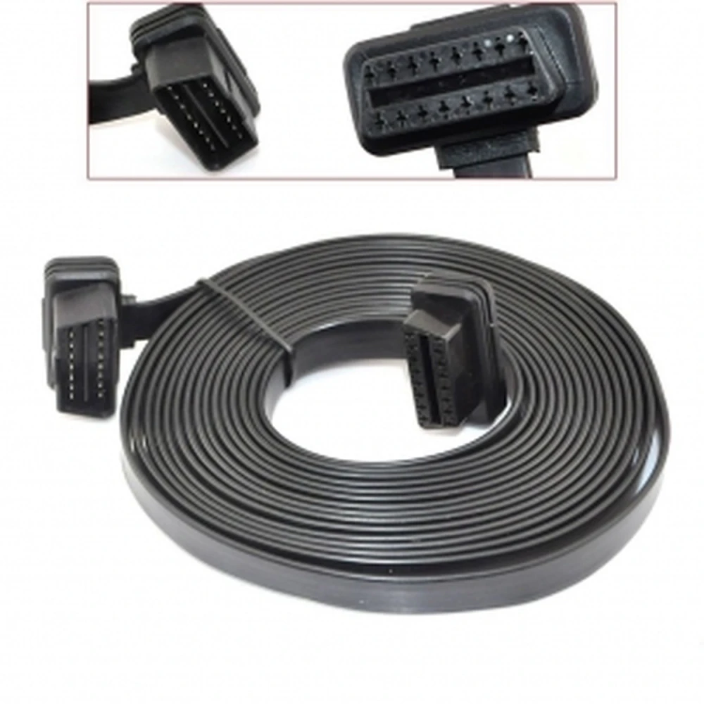 OBD2 prodlužovací kabel 5m samec-samice s 16pinovým konektorem pro diagnostiku