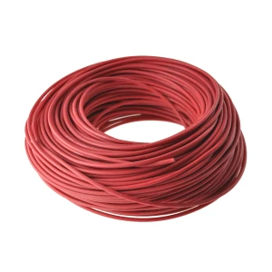 Flexibilní silikonový kabel 12AWG odolný do 200º a 600V v červené