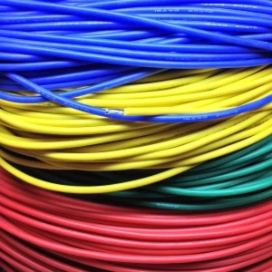 Flexibilní silikonový kabel 16AWG červený do 200º a 3kV pro elektrické zkoušky