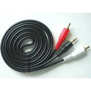 Audio kabel jack 3,5 mm na 2 RCA 1,5 m pro připojení zvuku