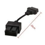 Kia OBD1 na OBD2 kabel: diagnostický adaptér 20Pin na 16Pin kompatibilní s KIA