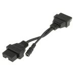 OBD1 na OBD2 kabel pro Mitsubishi a Hyundai – adaptér 12Pin na 16Pin