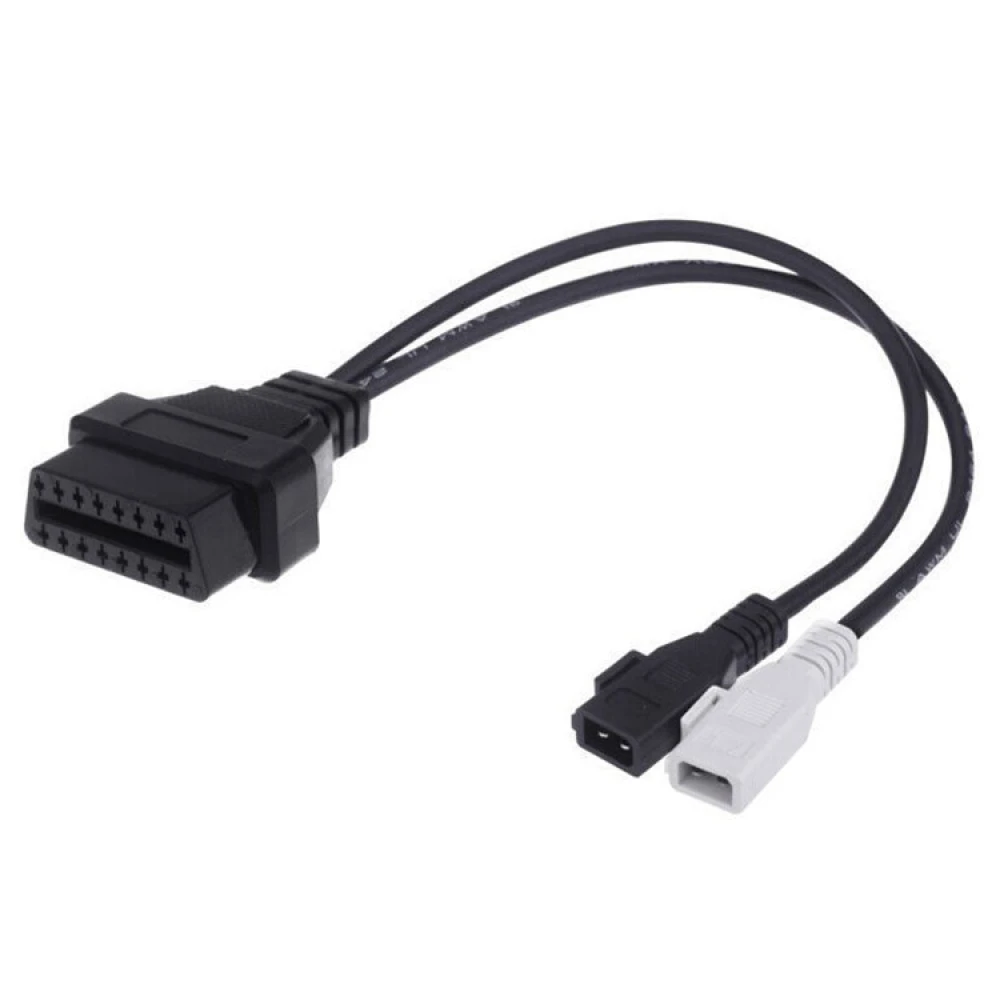 OBD2 kabel 2x2 na 16 pin kompatibilní s VW Audi Seat Skoda VAG adaptér