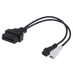 OBD2 kabel 2x2 na 16 pin kompatibilní s VW Audi Seat Skoda VAG adaptér