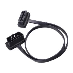 OBD2 prodlužovací kabel 60 cm s úhlem 90° pro snadné připojení
