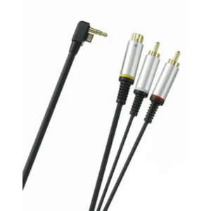 S-Video kabel pro PSP 2000 Slim se zlatými 24K konektory pro TV