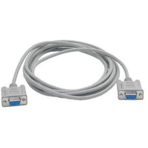 Null-modem sériový kabel 9pin samice pro satelitní přijímače Illusion, Galaxis a Kaon