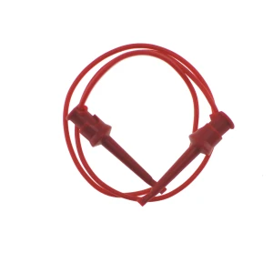 Měřicí kabel s krokosvorkami 50 cm červený TL2218 - silikonový kabel 20 AWG pro elektronická měření