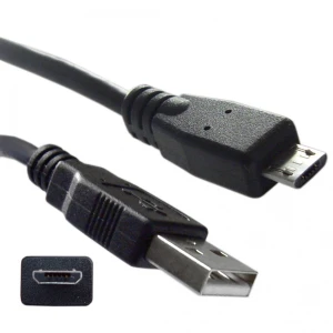 satkit USB 2.0 na MicroUSB kabel 1m M/M - satkit pro mobily a tablety