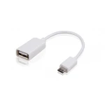 USB OTG kabel Micro USB samec - USB samice 10 cm pro Android