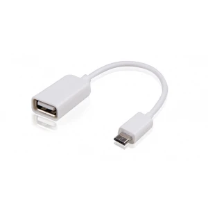 satkit USB OTG kabel Micro USB samec - USB samice 10 cm pro Android