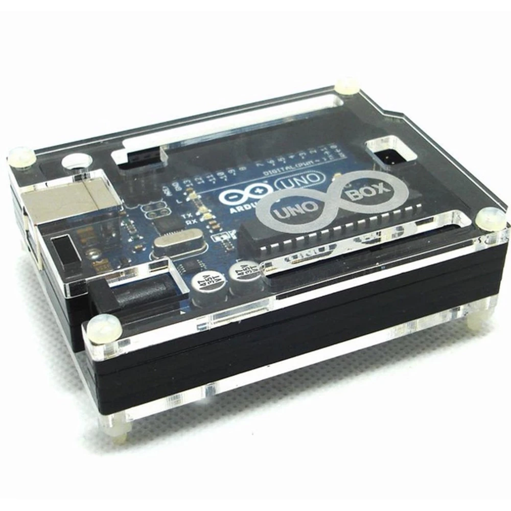 Akrilový ochranný box pro Arduino Uno - ochrana a design satkit