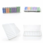 Krabička Držák Bateriového Pouzdra 10× 18650 Průhledný Plast Velká Kapacita