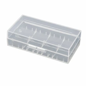 Krabička Držák Pouzdro na Baterie 2× 20700 21700 Průhledný Plast Úložiště