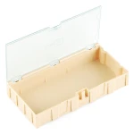 Contenedor modular con tapa para piezas pequeñas electrónicas Wentai