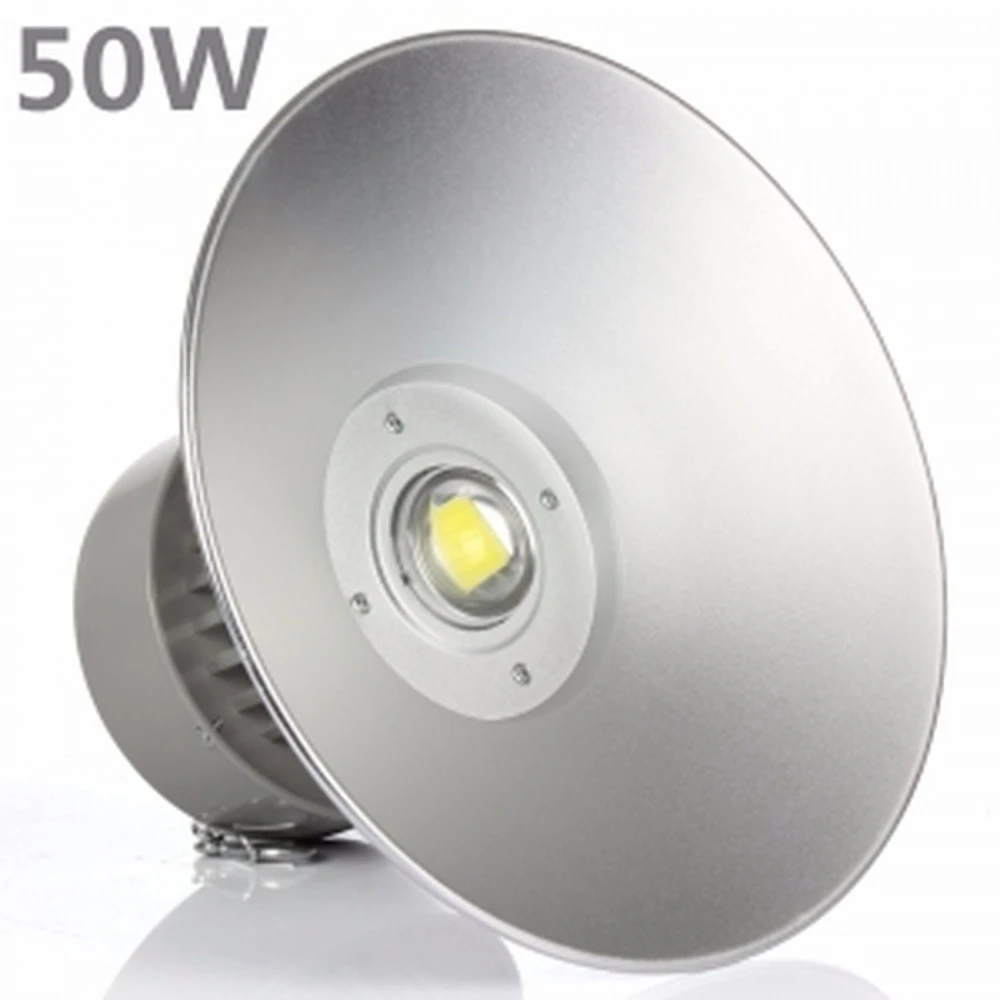 Průmyslové LED svítidlo 50W 6000K jasné světlo PF 0,95 100% skutečný výkon High Bay LED
