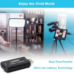 HDMI USB 1080P video capture card for streaming, gaming and video calls