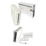 Kompletní bílý kryt Nintendo Wii s tlačítky a šrouby pro opravu