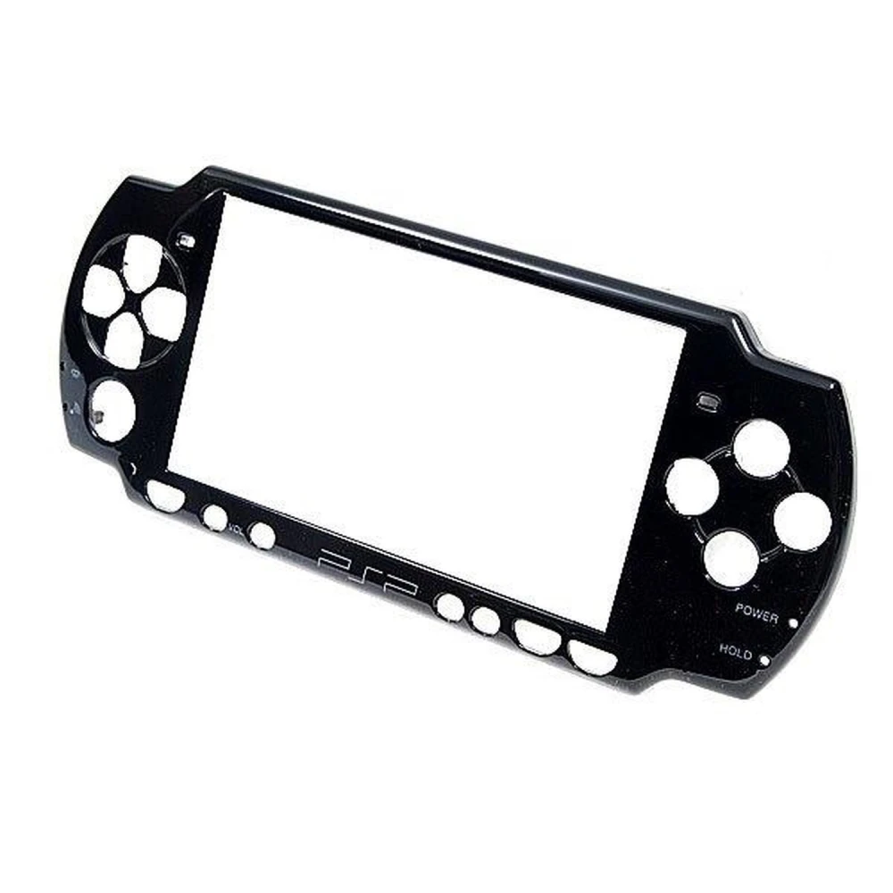 Černý přední kryt PSP2000 slim - originální náhradní díl na opravu