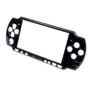 Černý přední kryt PSP2000 slim - originální náhradní díl na opravu