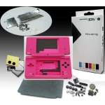 Růžový kryt pro Nintendo DSi – kompletní sada s tlačítky a šroubky