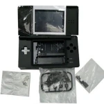 Náhradní kryt Nintendo DS Lite černý pro opravu a tuning