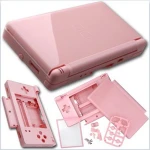 Růžový náhradní kryt Nintendo DS Lite pro kompletní výměnu a personalizaci