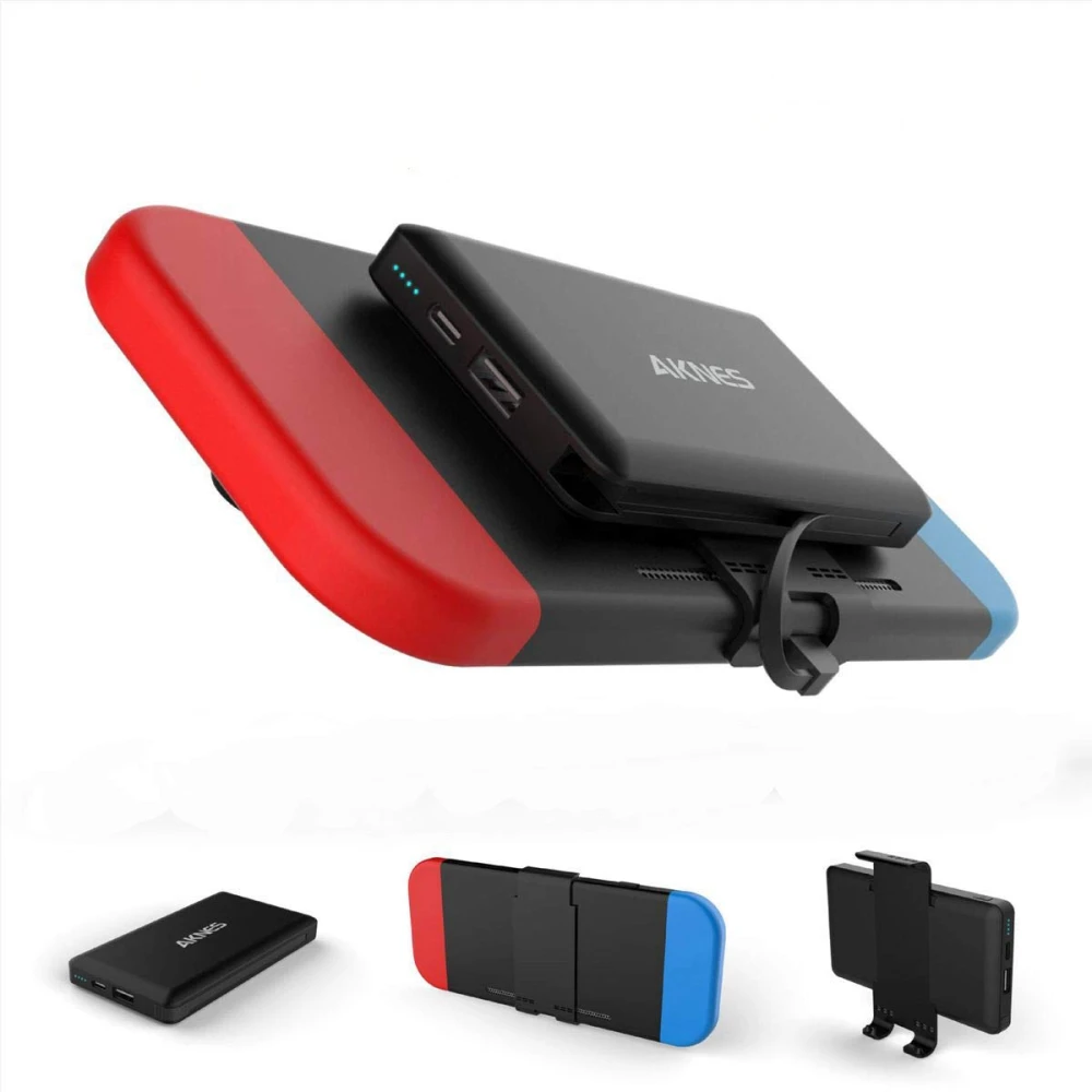 Přenosná powerbanka pro Nintendo Switch 10000mAh černá