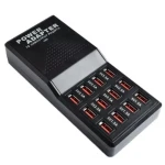 USB nabíječka 12 portů 5V 30A – rychlonabíjecí stanice pro smartphony a tablety