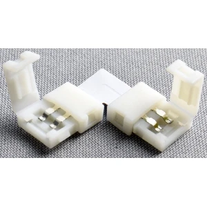 LED konektor ve tvaru L 2 pin 10mm 5050 pro LED pásky YourLed