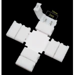 LED klipové X konektory 10mm 2Pin 5050 RGB pro LED pásky