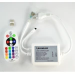 RGB LED pásek 220V ovladač s dimmerem a IR dálkovým ovladačem 24 tlačítek