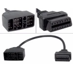 Adaptér Toyota 22 pin na OBDII 16 pin pro diagnostiku auta