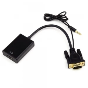 satkit VGA na HDMI převodník s audio pro obraz a integrovaný zvuk