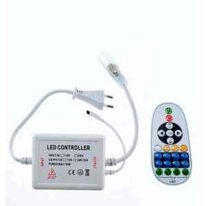 Dimmer pro LED pásek 220v s dálkovým ovladačem a regulací jasu