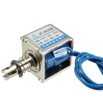 Lineární solenoid 24V JF-0826B s pružinovým návratem